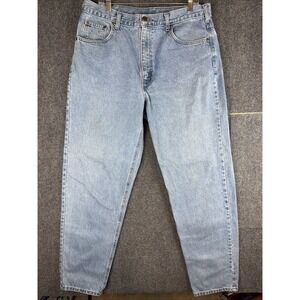 Carhartt B17 STW Mens Medium Blue Relaxed‎ Fit Straight Denim Jeans Size 38x34